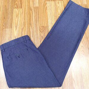 BANANA REPUBLIC TAILORED SLIM FIT 100% COTTON PANTS NAVY Sz 34W x 32L